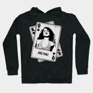 Retro Aaliyah Card Style Hoodie